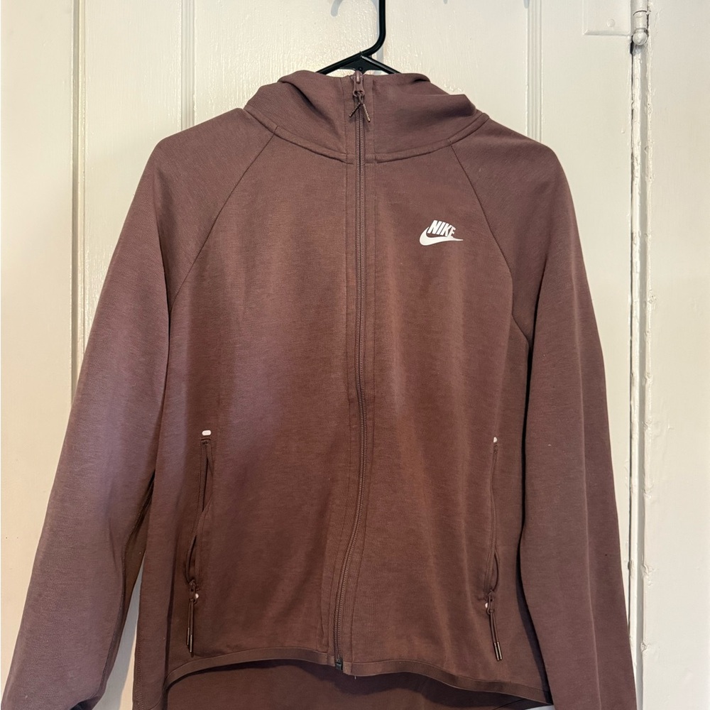 Nike Women's Mauve Zip-Up Hoodie